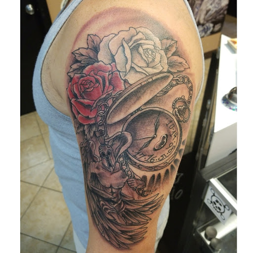 Explore tattoo ideas with kids names, creative tattoo ideas in Wilson, available at New Addiction Tattoos