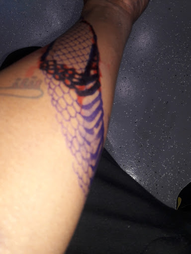 Explore tattoos on the thigh ideas, creative tattoo ideas in Florissant, available at St. Louis Ink