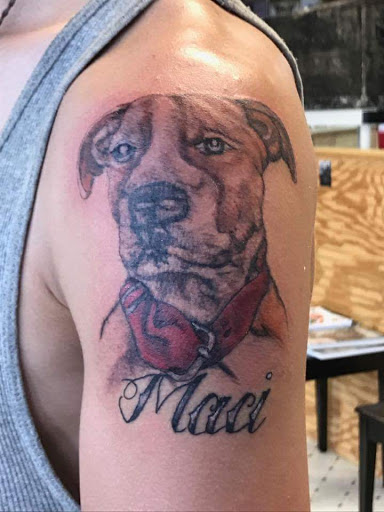 Explore jesus sleeve tattoo ideas, creative tattoo ideas in Seymour, available at American Gypsy Tattoo Corp.