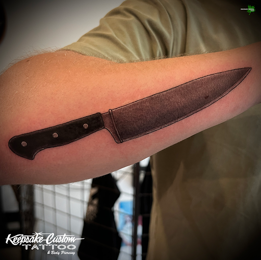 Explore thumb tattoo ideas, creative tattoo ideas in Salisbury, available at Keepsake Custom Tattoo & Body Piercing Laser Tattoo Removal