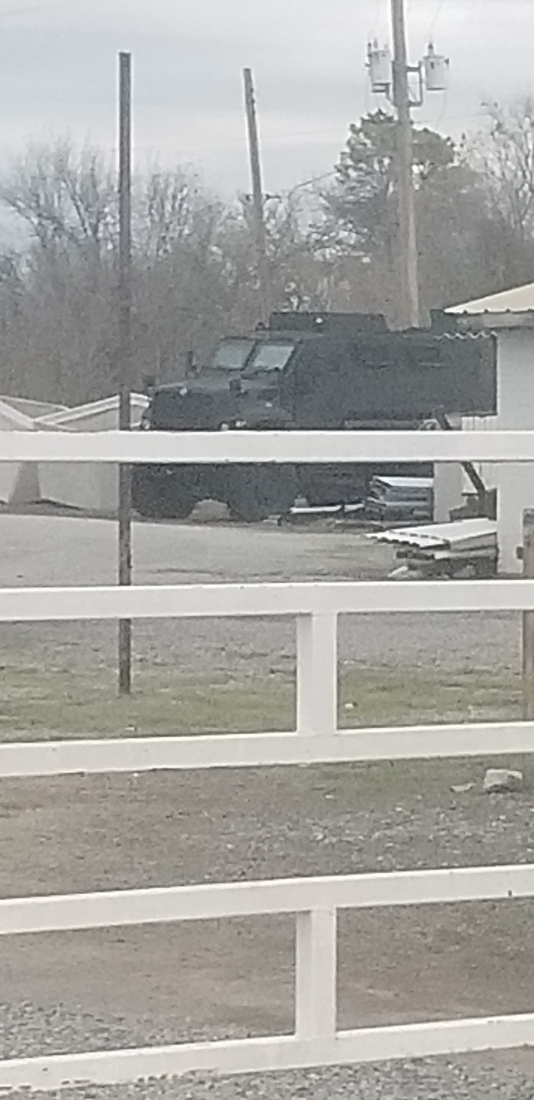 Hidden Military Vehicle