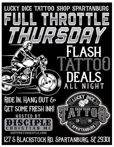 Explore enough tattoo ideas, creative tattoo ideas in Spartanburg, available at Lucky Dice Tattoo Shop Spartanburg