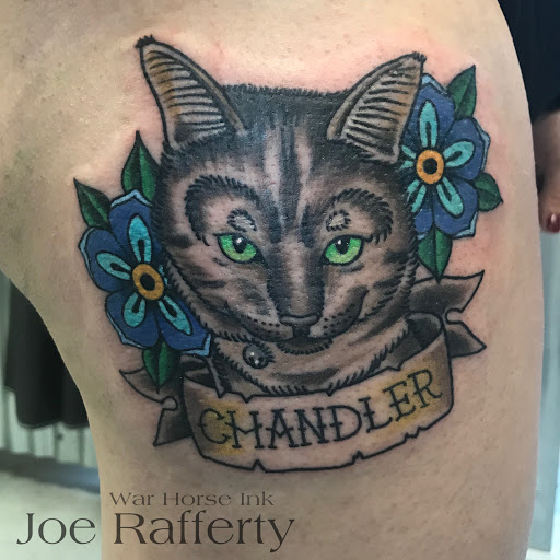 Explore outlaw tattoo ideas, creative tattoo ideas in Kent, available at War Horse Ink