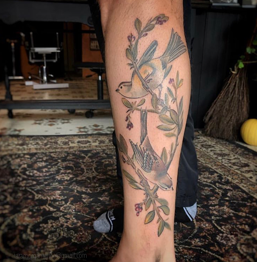 Explore serotonin tattoo ideas, creative tattoo ideas in Groton, available at Black Dragon Tattoo Company