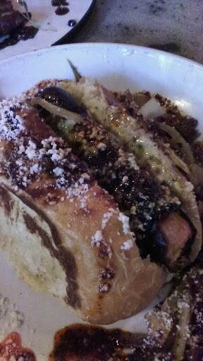 Street hot dog