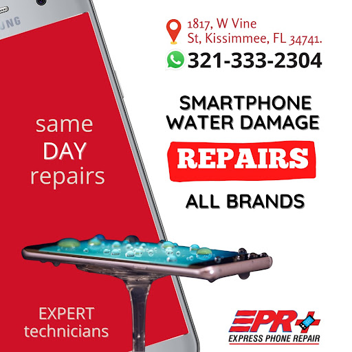Electronics Repair Shop «Express Phone Repair (EPR)», reviews and photos, 1817 W Vine St, Kissimmee, FL 34741, USA