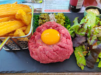 Steak tartare du Restaurant français Restaurant le Chalet du boucher à Pressac - n°3