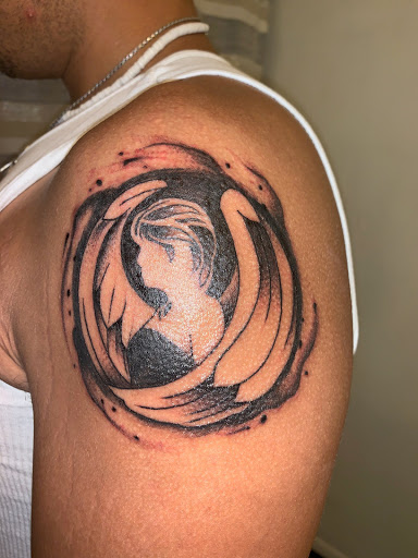 Explore green arrow tattoo ideas, creative tattoo ideas in Tucson, available at Jesses Tattoos & Tattoo Supplies