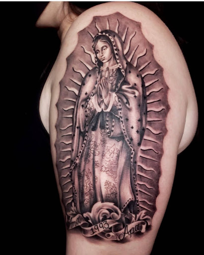 Explore tattoo marker ideas, creative tattoo ideas in Fontana, available at Iconiq Tattoo Studio
