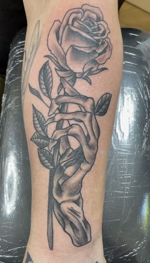 Explore punk rock tattoo ideas, creative tattoo ideas in Fairfield, available at Lucky One Ink