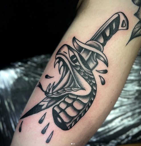 Explore motionless in white tattoo ideas, creative tattoo ideas in Columbus, available at Lacquer Gallery TATTOO