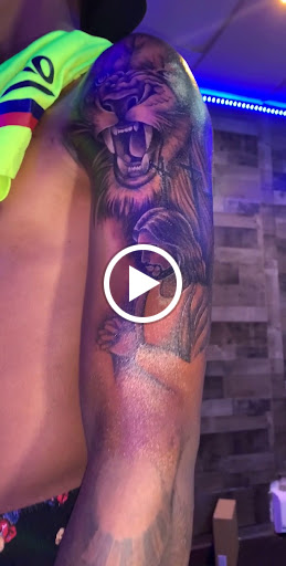 Explore full arm sleeve tattoo ideas for men, creative tattoo ideas in Bronx, available at Black Version TATTOO Shop