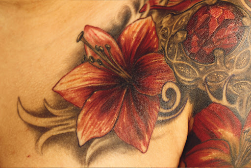 Explore ryuk tattoo ideas, creative tattoo ideas in Hudson, available at The Bohemian Social Club