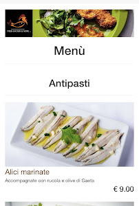 Restaurant italien Che FC Ristorante di pesce à Rome (le menu)