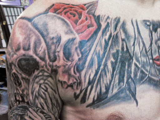Explore beast tattoo ideas, creative tattoo ideas in Saginaw, available at Adorned With Envy