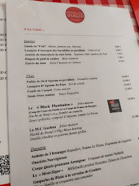 Restaurant français Hôtel Restaurant du Viaur à Ségur (le menu)