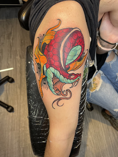 Explore female chest tattoo ideas, creative tattoo ideas in Palatka, available at OG tattoo studio