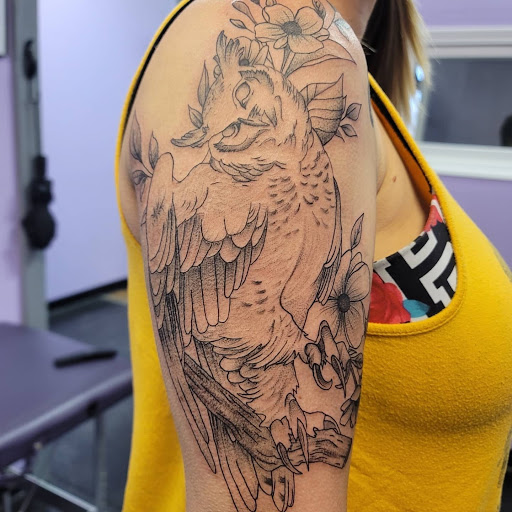 Explore polyamory tattoo ideas, creative tattoo ideas in Easley, available at Peach Pit Tattoo