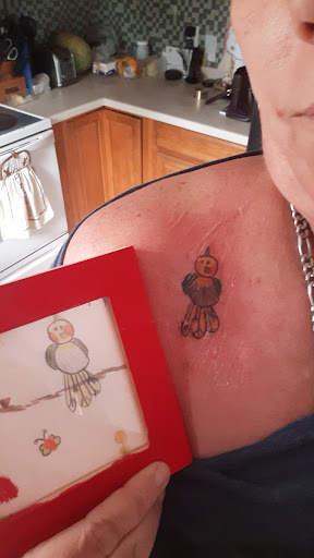Explore small mermaid tattoo ideas, creative tattoo ideas in Titusville, available at Davinci Tattoo