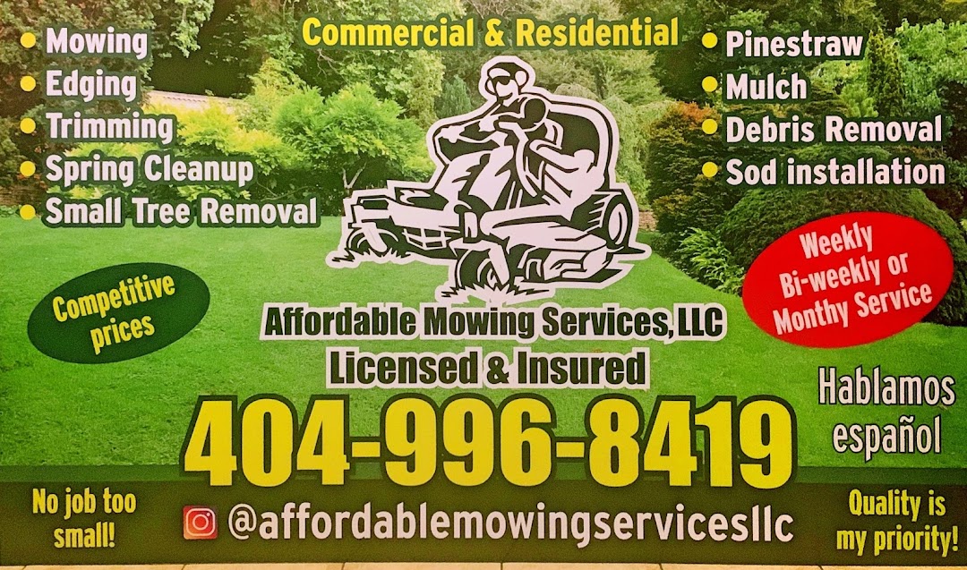 Affordable mowing services llc