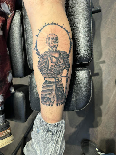 Explore upper sleeve tattoo ideas, creative tattoo ideas in Bridgeport, available at Pike Street Studios Tattoo and Body Piercing