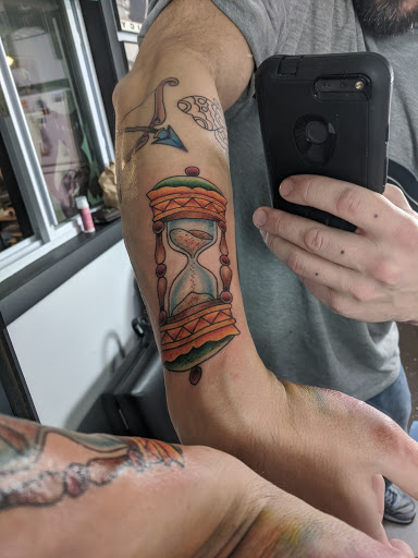 Explore cool half sleeve tattoo ideas, creative tattoo ideas in Danbury, available at Danbury Tattoo & Piercing