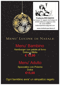 Restaurant Trattoria Per Bacco à Leggiuno (le menu)