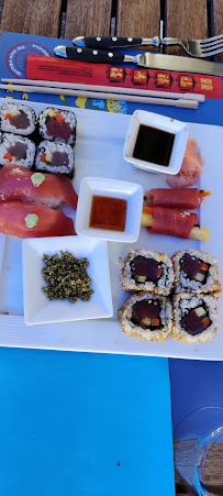 Sushi du Restaurant de spécialités à base de poisson-pêcheur Le D.C.P à saint gilles les bains - n°20