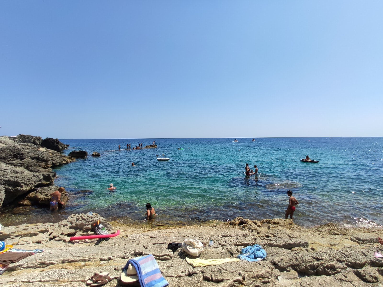 Foto di Spiaggia di Chianca Liscia con una superficie del ciottolame