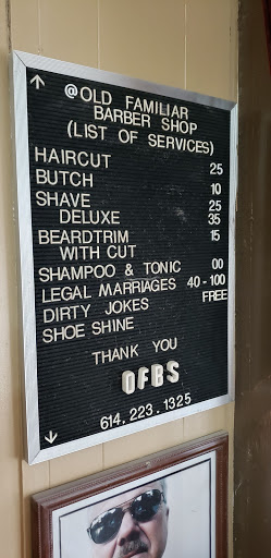 Barber Shop «Old Familiar Barber Shop, LLC», reviews and photos, 116 Parsons Ave, Columbus, OH 43205, USA