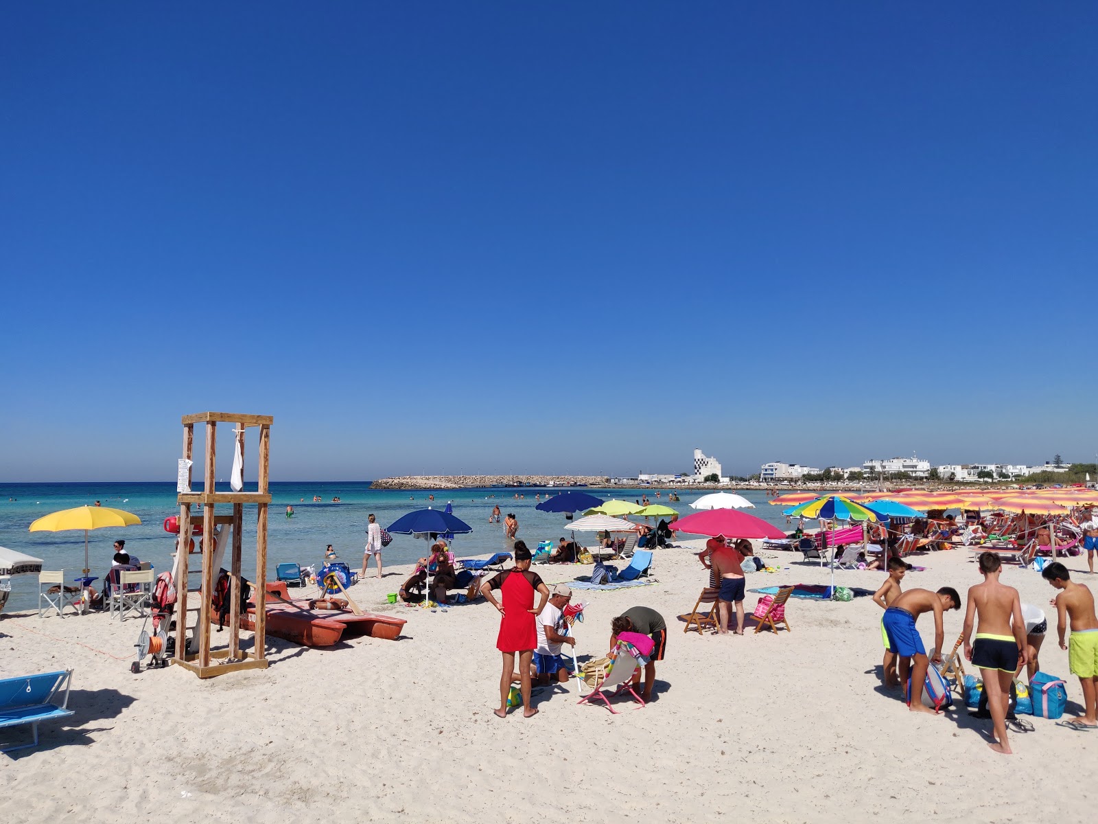 Foto de Playa de Torre San Giovanni área de complejo turístico de playa
