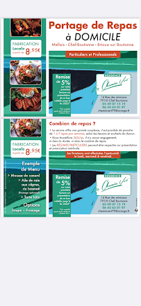 Menu / carte de Les mijotés portés à Chef-Boutonne