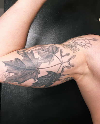 Explore sickle cell tattoo ideas, creative tattoo ideas in Scarsdale, available at Damm Nice Tattoo & Body Art