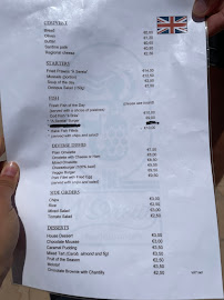 A Sereia em Sagres menu n° 3