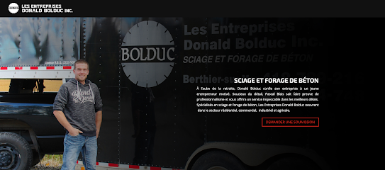 Les Entreprises Donald Bolduc Inc Sciage et Forage de Béton