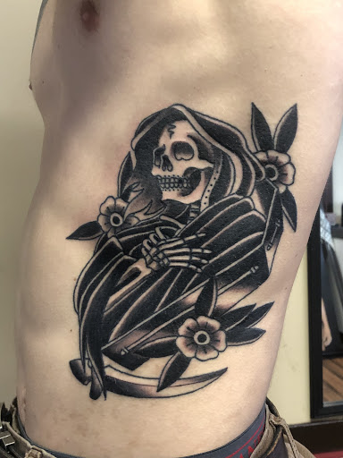 Explore mother tattoo ideas for men, creative tattoo ideas in Green Bay, available at Skinny Buddha Tattoo