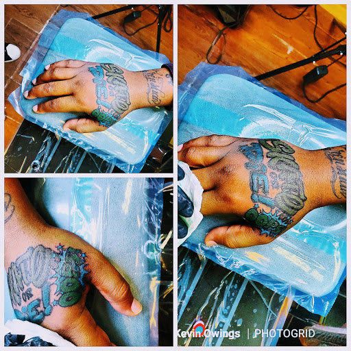 Explore husband and wife matching tattoo ideas, creative tattoo ideas in Chicago, available at Mind Crusher Tattoo