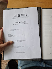 Menu / carte de Gasthaus Zum Mohren à Ansbach