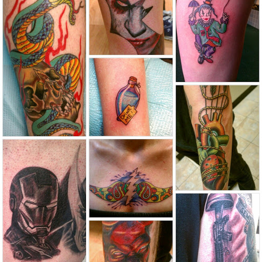 Explore wrap around tattoo ideas, creative tattoo ideas in Monroe, available at Timeless Ink Tattoo Gallery