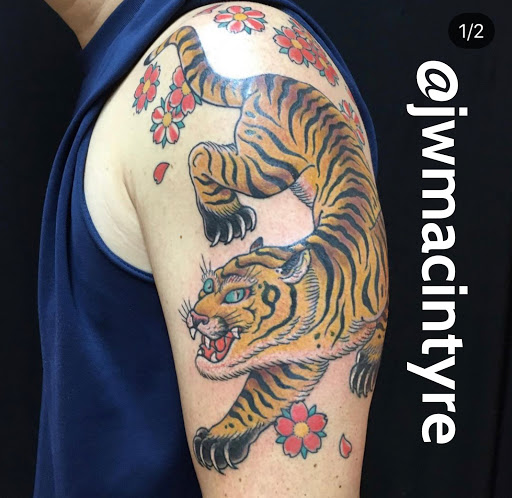 Explore memorial tattoo ideas for grandmother, creative tattoo ideas in Ann Arbor, available at Name Brand Tattoo