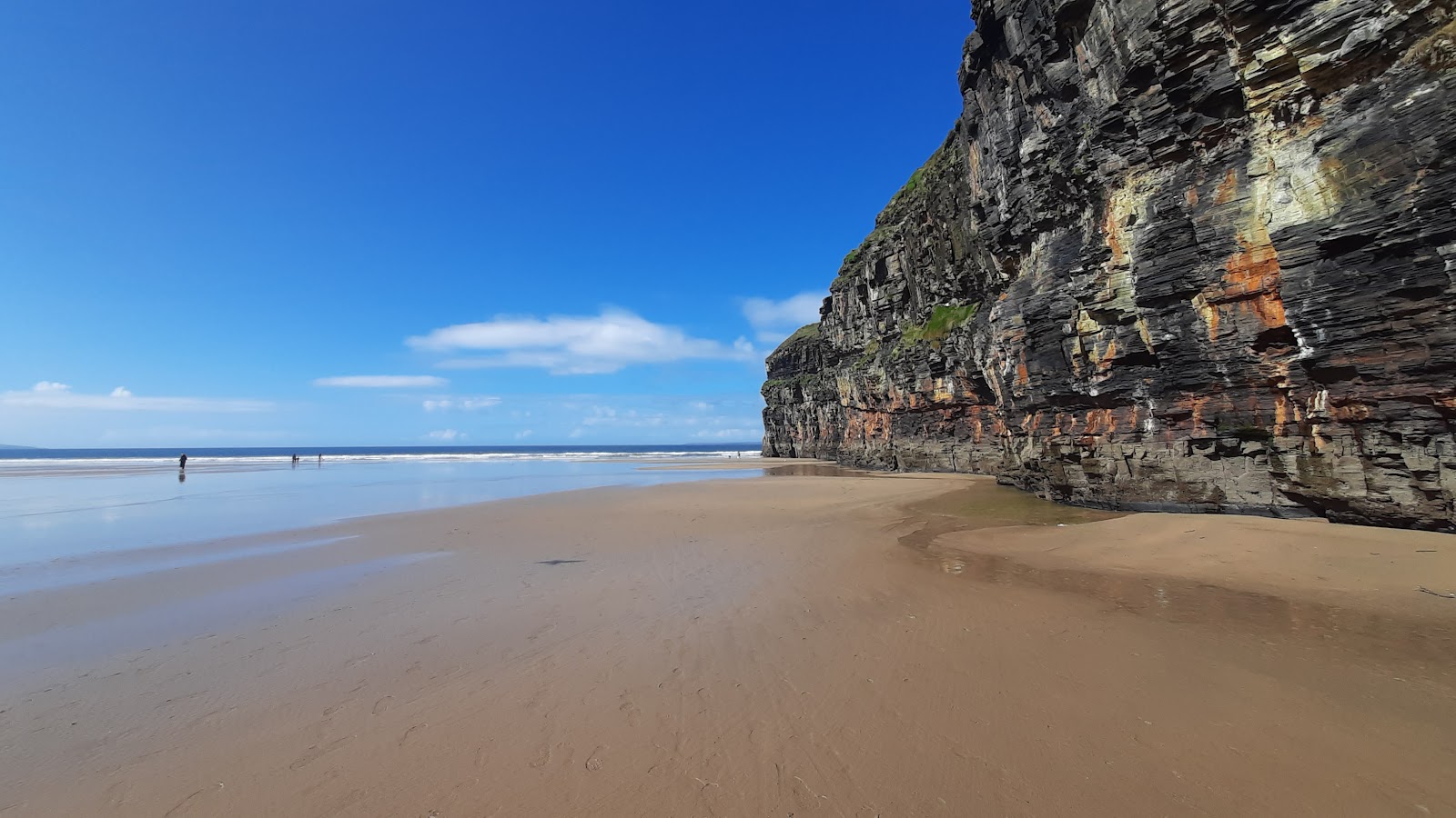 Photo of Ballybunion Beach and the settlement