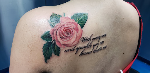 Explore cross wrist tattoo ideas, creative tattoo ideas in North Aurora, available at Ink Bar Tattoo