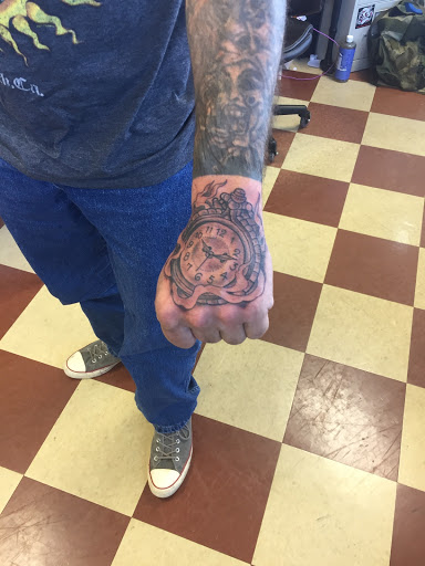 Explore long narrow tattoo ideas, creative tattoo ideas in Erie, available at Wayward Tattoo Studio