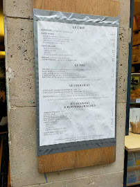 Café Café Dose Paris • Mouffetard à Paris (le menu)