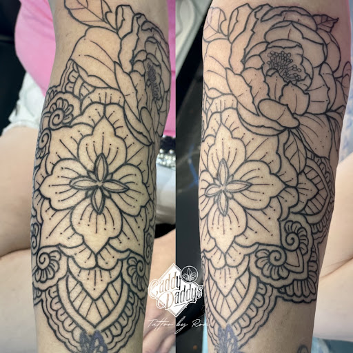Explore insane tattoo ideas, creative tattoo ideas in Redding, available at Caddy Daddys