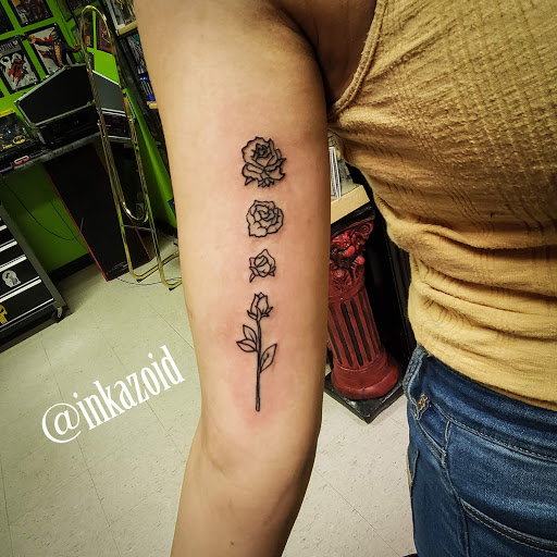 Explore cyberpunk 2077 tattoo ideas, creative tattoo ideas in Kingsport, available at Ink-a-zoid Tattoos & Piercings