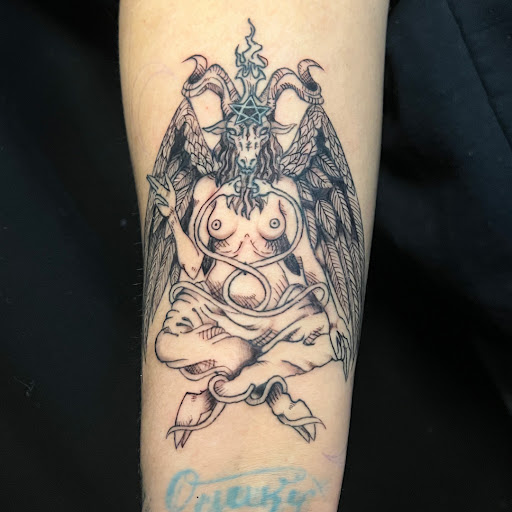 Explore badass neck tattoo ideas, creative tattoo ideas in Chicago, available at Twisted Tattoo Studio