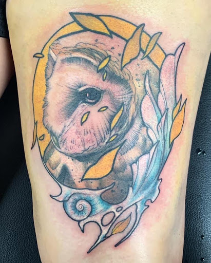 Explore july birth flower tattoo ideas, creative tattoo ideas in Houma, available at Black Pearl Tattoo Co