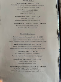 Carte du Ristorante Colleverde Siena à Siena