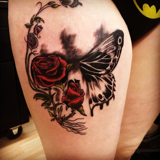 Tattoo Shop «A - Town Ink Tattoo Studio», reviews and photos, 1313 Jackson St, Anderson, IN 46016, USA